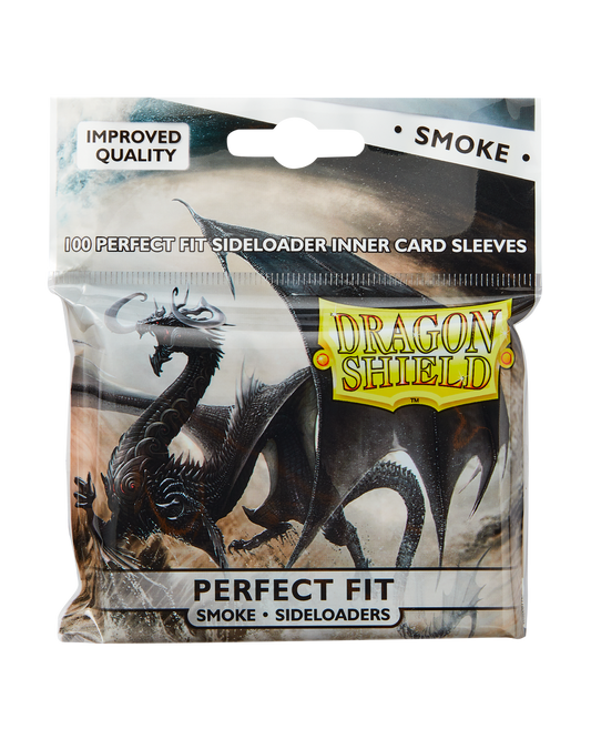 Dragon Shield 100ct Bag Perfect Fit Side Load Smoke