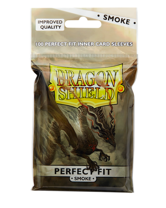 Dragon Shield 100ct Bag Perfect Fit Smoke