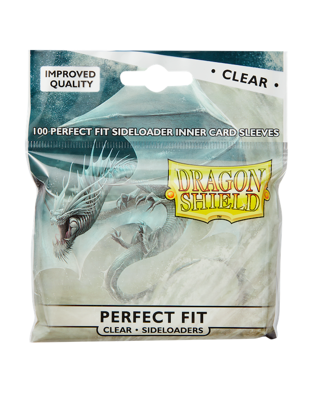 Dragon Shield 100ct Bag Perfect Fit Side Load Clear