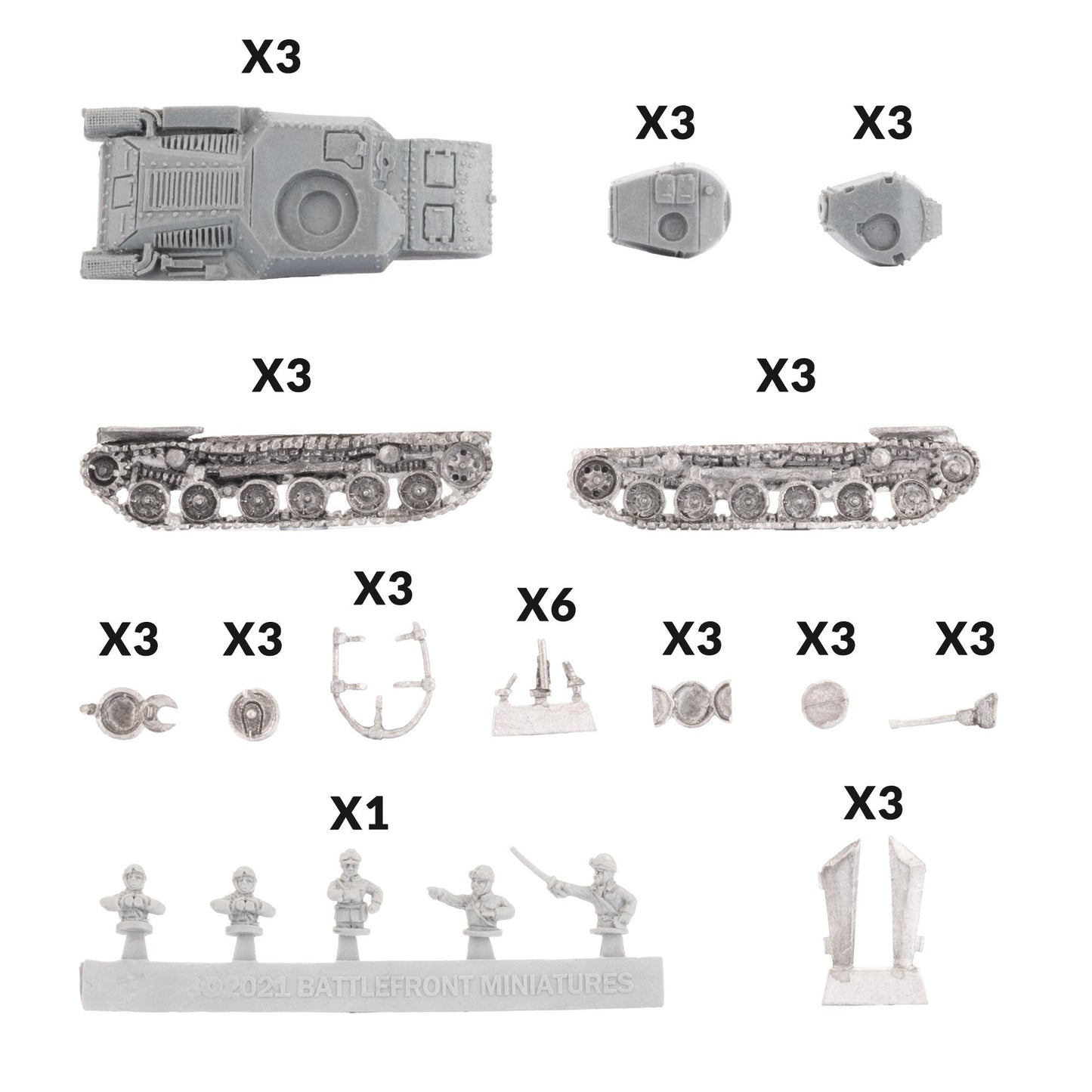Japan: Type 97 Chi-Ha Tank Platoon (x3 Tanks)