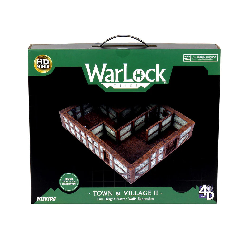 WarLock Tiles Town Tiles II Plaster Wall Expansion