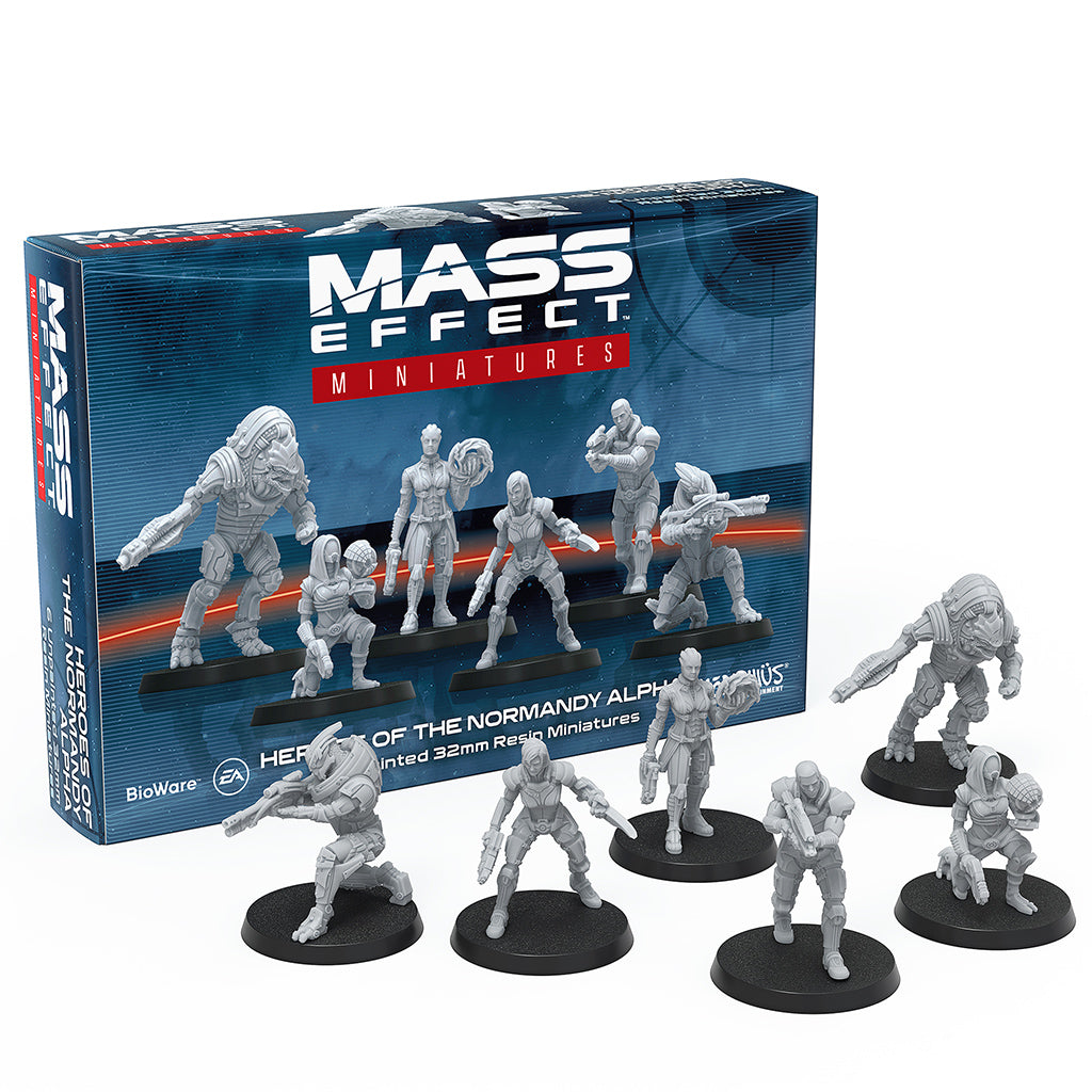 Mass Effect - Heroes of the Normandy Alpha - Resin Collectors Miniatures Set