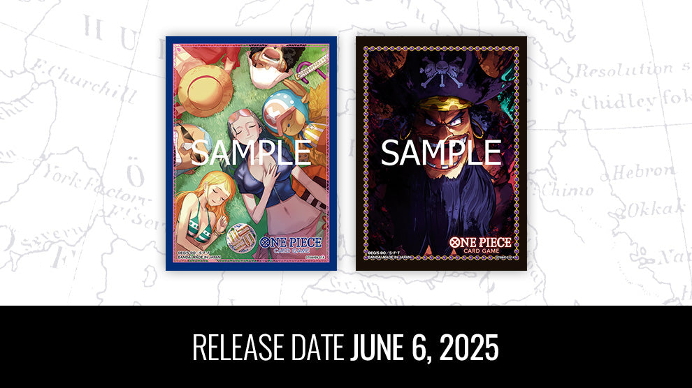 One Piece TCG: Official TCG+ Stores Sleeves Limited Editon V3 Display