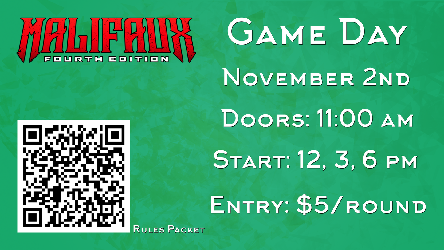 Malifaux 4e - Game Day entry