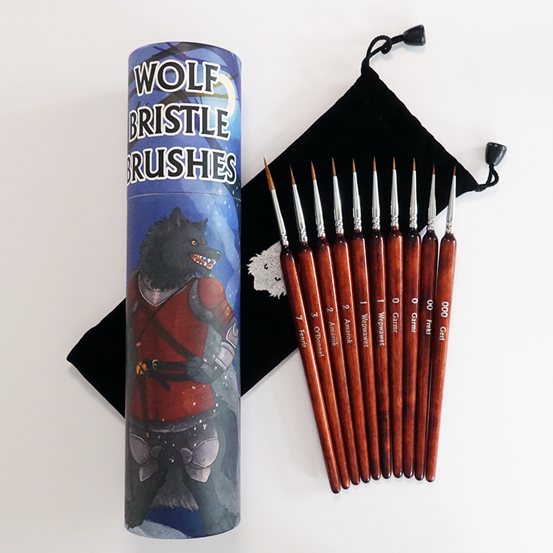 Chronicle RPGs - Wolf Bristle Brush Set