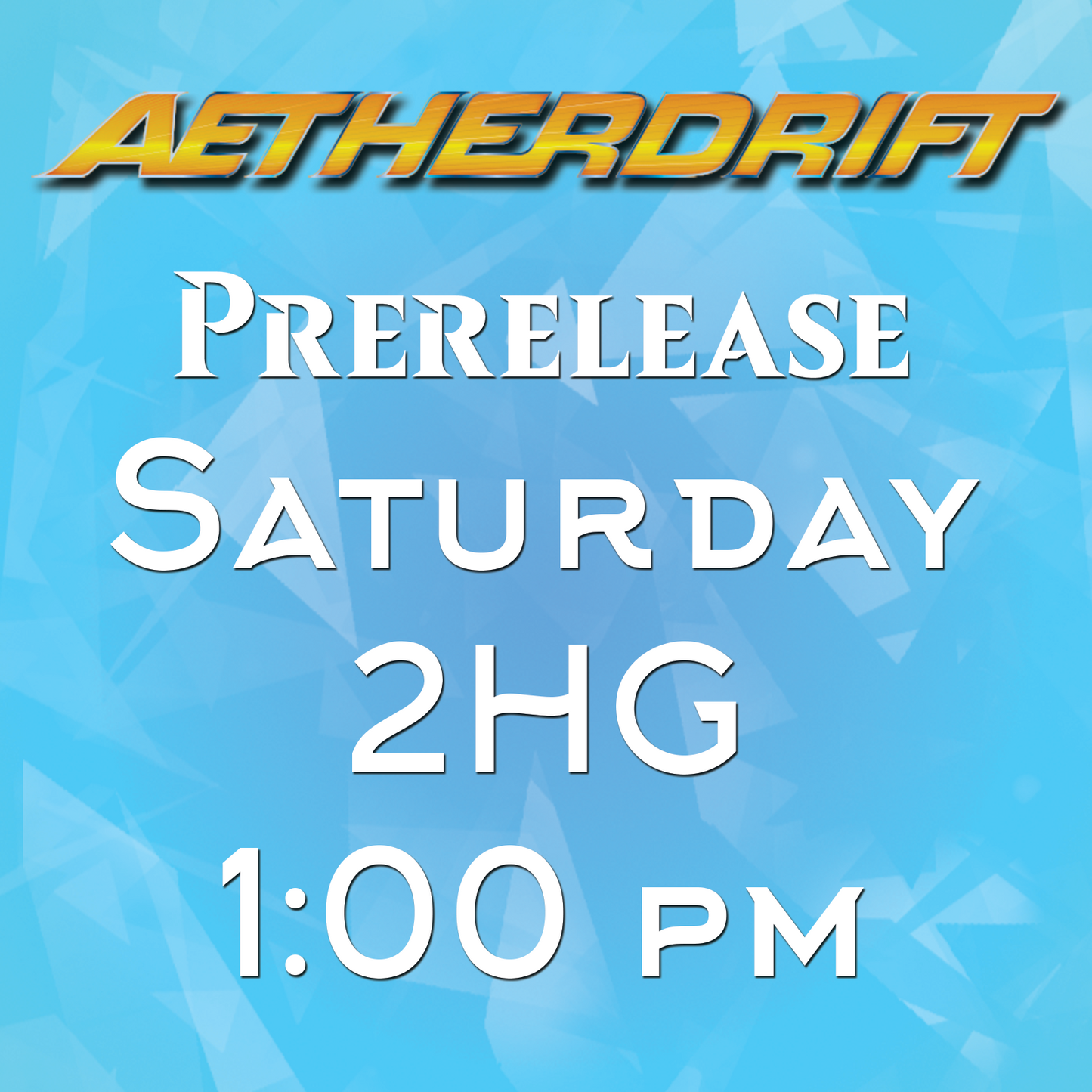 Aetherdrift Prerelease