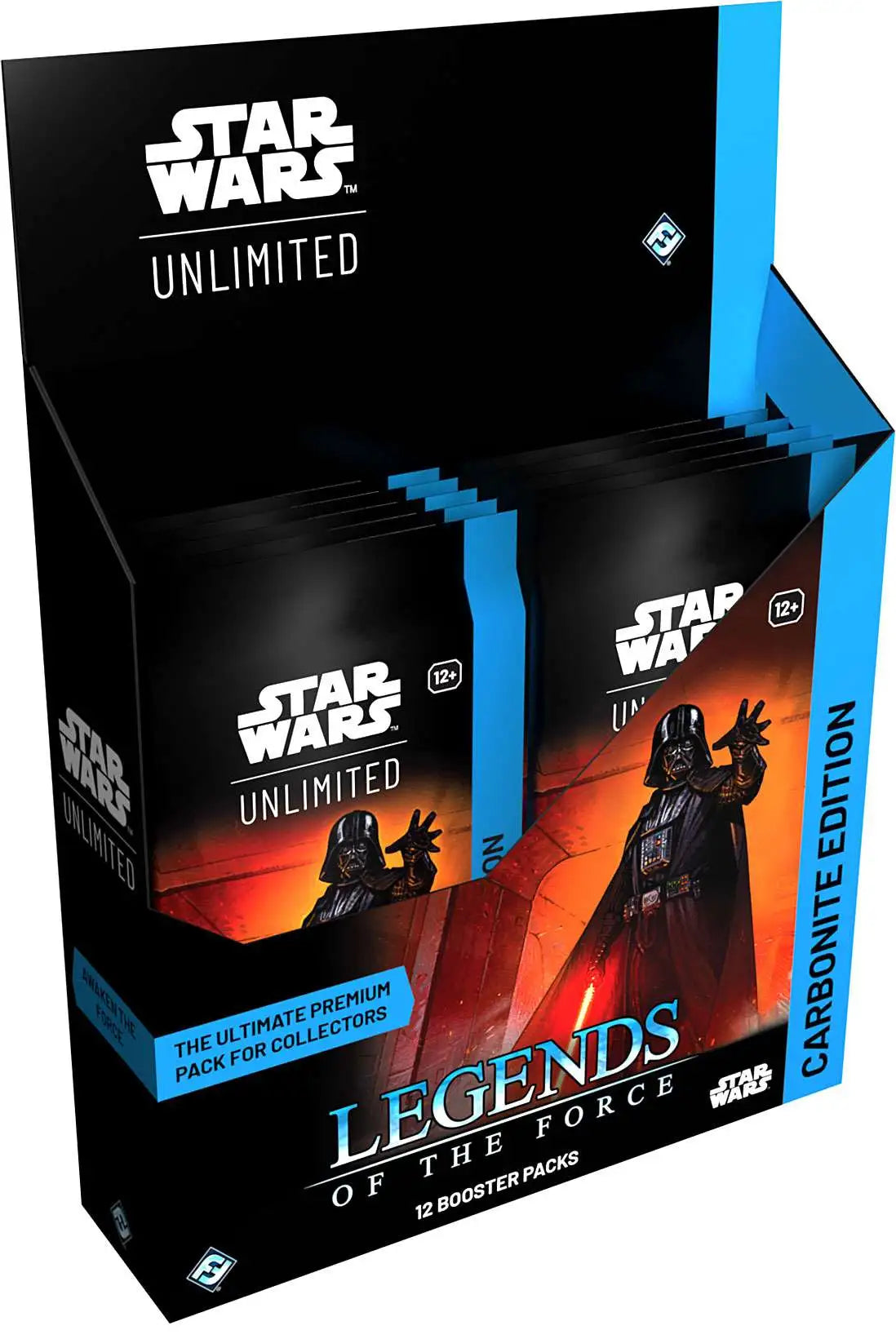 Star Wars: Unlimited - Legends of the force: Carbonite booster display
