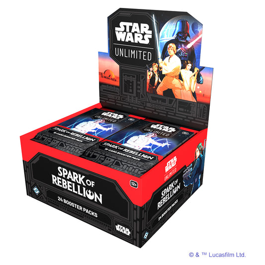 Star Wars: Unlimited - Spark of Rebellion Booster Display