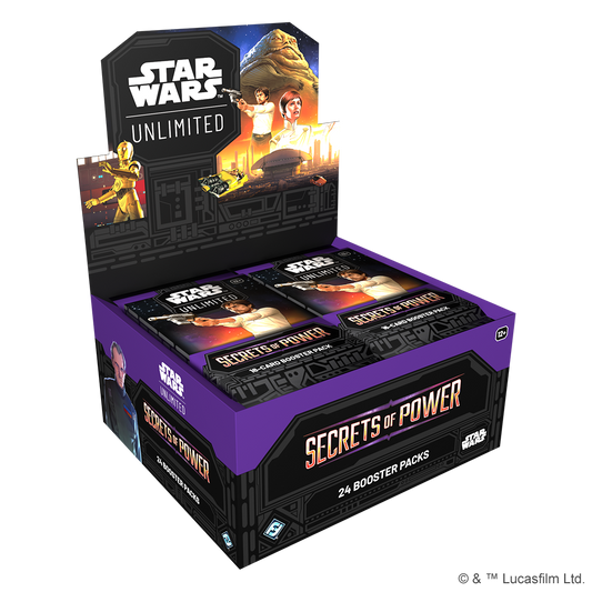 Star Wars Unlimited: Secrets of Power Booster Display
