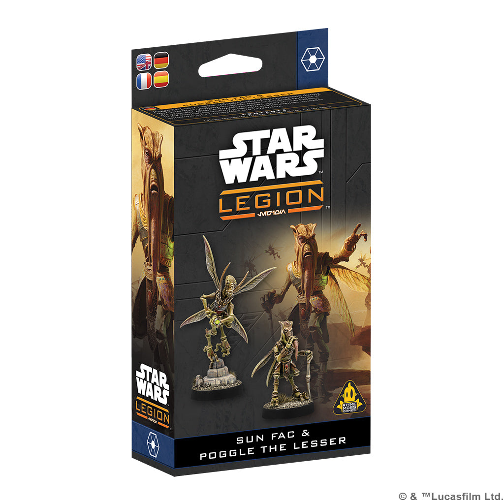 Star Wars: Legion: Sun Fac and Poggle the Lesser Operative and Commander Expansion