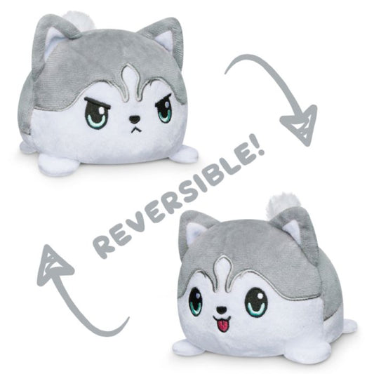 Reversible Husky Plush: Happy & Angry GY