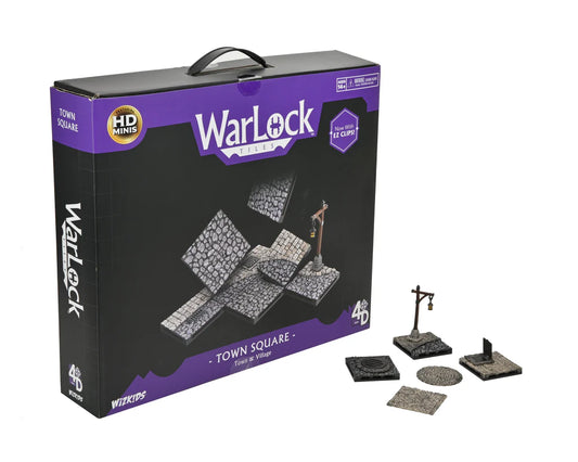 WarLock Tiles: Town & Village - Town Square