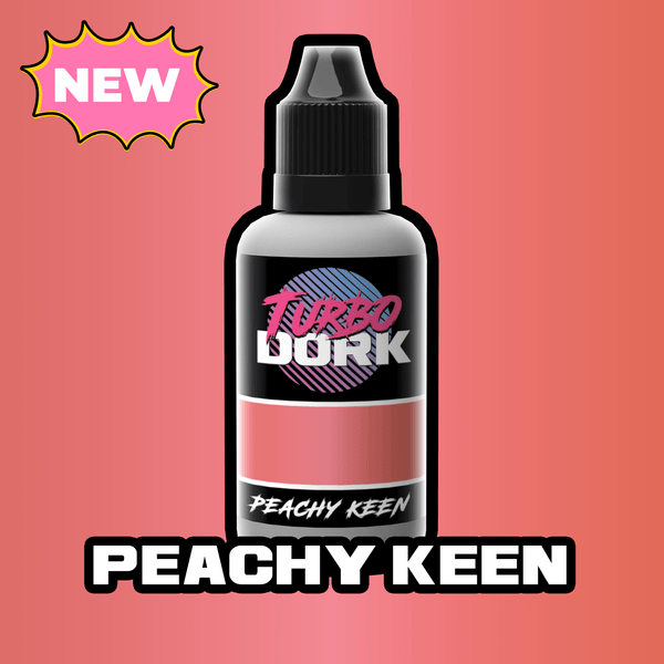 Turbo Dork Metallic Paints - Peachy Keen Metallic Acrylic Paint