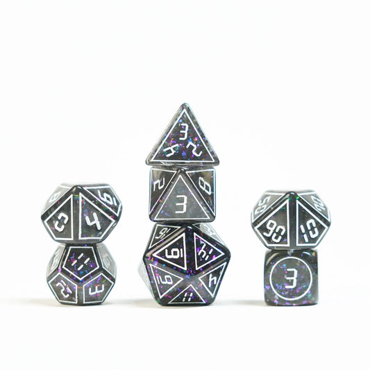 Fanroll: 16 mm Resin Poly Dice Set - Framed Void