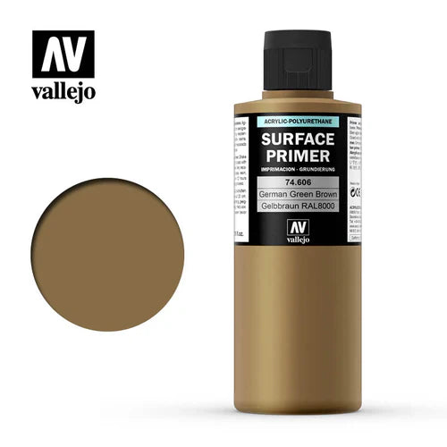 Vallejo Surface Primer (200ml) - German Green Brown