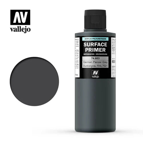 Vallejo Surface Primer (200ml) - German Panzer Grey