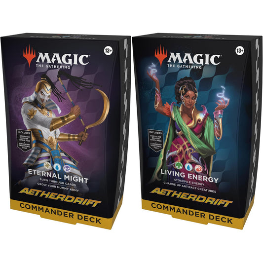 Aetherdrift Commander Decks