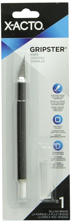 Gripster Knife Black w/Safety Cap (cd)