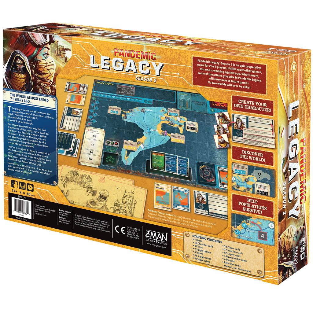 Pandemic: Legacy Season 2 (Yellow Ed)