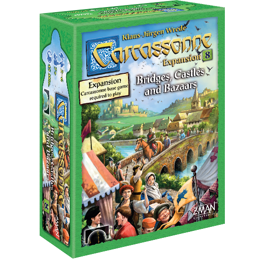 Carcassonne Exp 8: Bridges Castles Bazaars